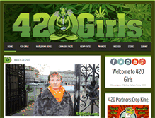 Tablet Screenshot of 420girls.com